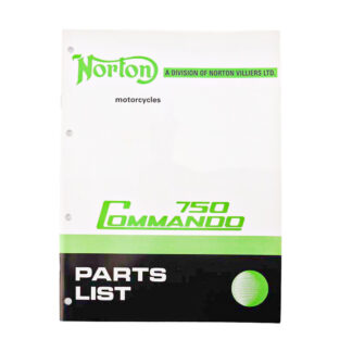 Norton Commando 750cc Parts Manual 06 8200