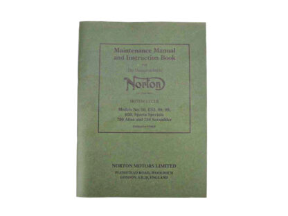Norton Model 50 Es2 88 99 Atlas Instruction Manual 06 8201