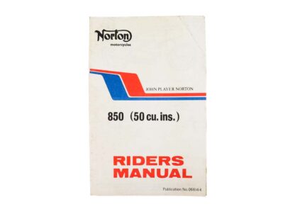 Nos Norton Commando John Player Riders Manual 06 6144