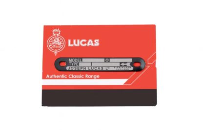 Lucas anti clockwise k2f magneto label