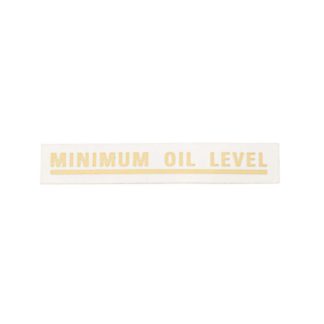 Oil Tank Minimum Oil Level Transfer 60 0003