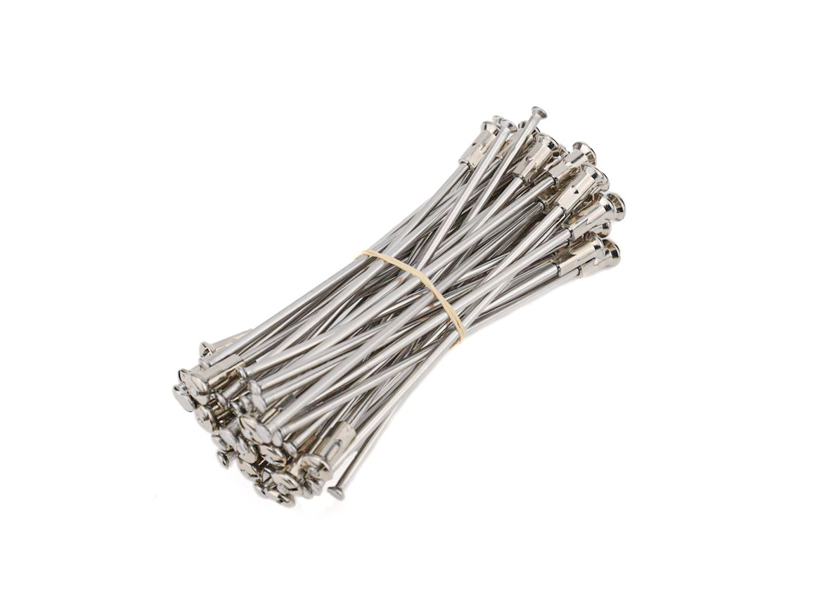 Triumph bsa 7 full width hub stainless steel 19 front wheel spoke set 2