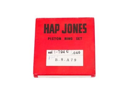 Nos Bsa B40 B44 +.040 Hap Jones Piston Rings