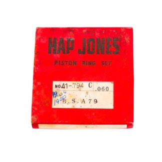 Nos Bsa B40 B44 +.060 Hap Jones Piston Rings