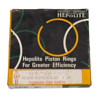 Nos Bsa B40 B44 +.060 Hepolite Piston Rings
