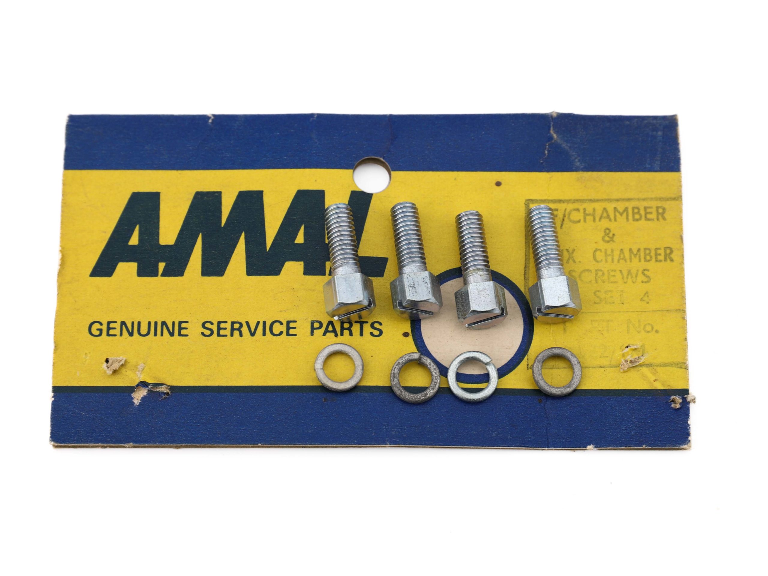 NOS Amal Concentric Carburettor Screw Set 622/171 Britcycle Parts Company