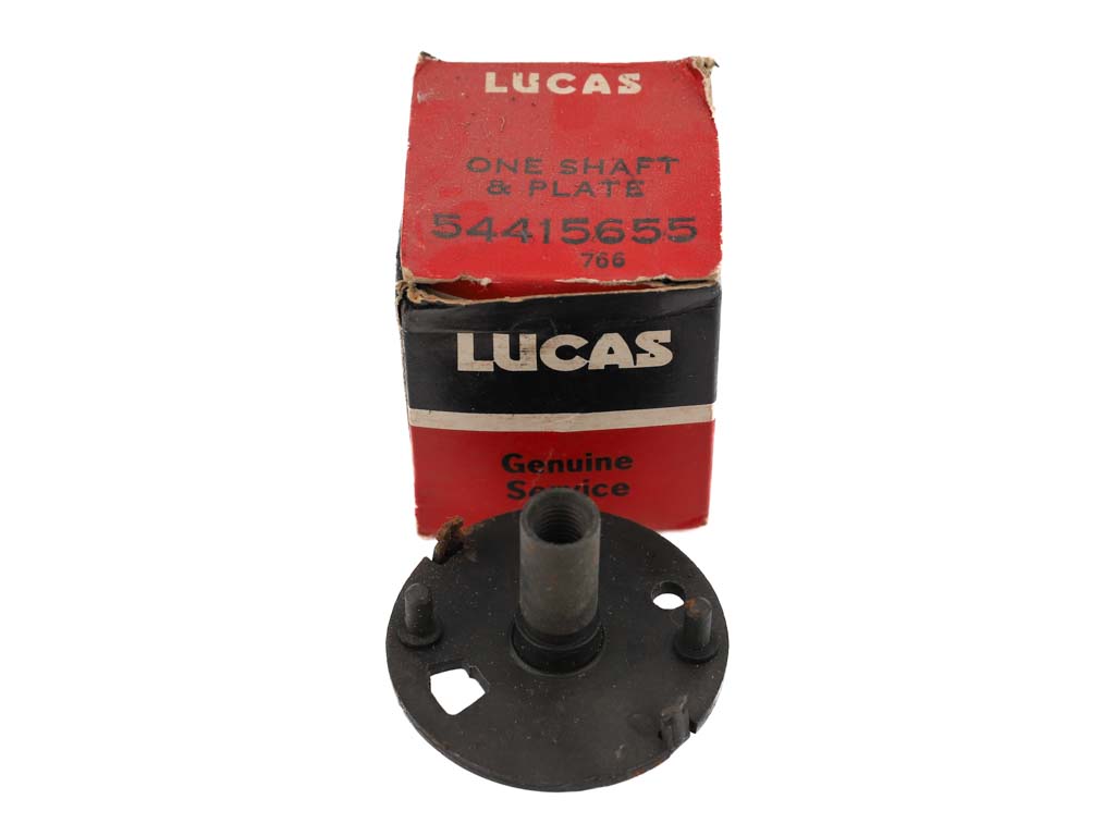 NOS Lucas Auto Advance Plate & Shaft 54415655 Britcycle Parts Company