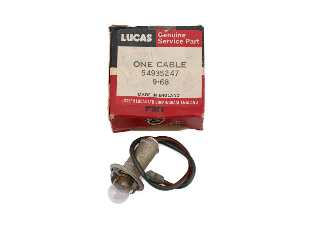 NOS Lucas Bulb Holder Assembly 54935247 Britcycle Parts Company
