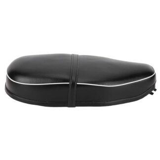 BSA Bantam D7/D10/D14 Dual Seat Cover - Black PVC Vinyl With Piping (KNA 78147)