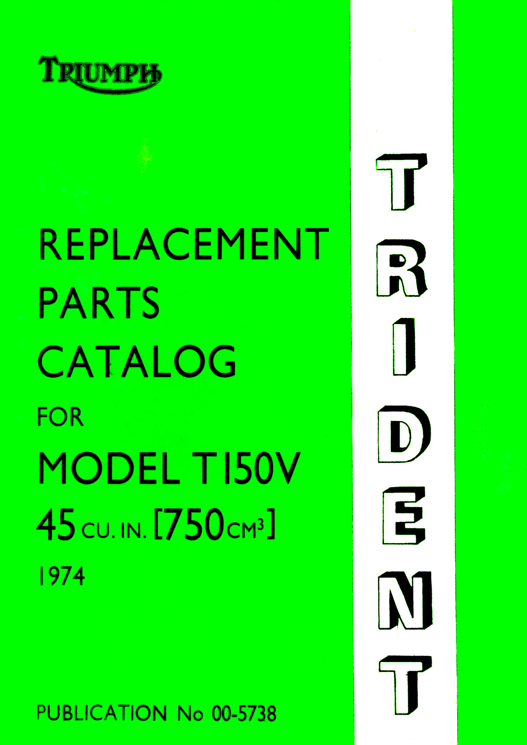 1974 Triumph T150 Spare Parts