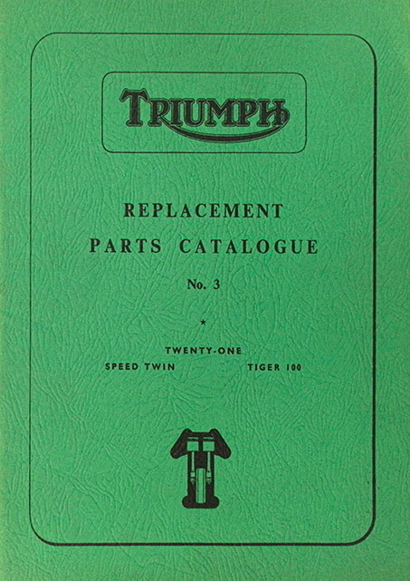 1960 Triumph 3TA 5TA T100A Spare Parts