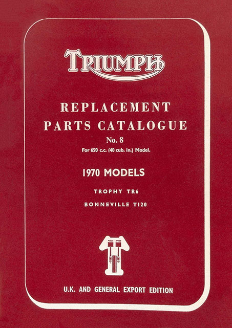 1970 Triumph TR6 T120 Spare Parts