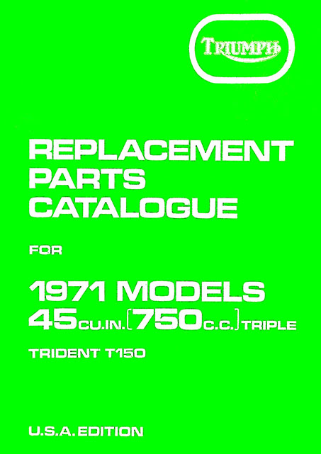 1971 Triumph T150 Spare Parts