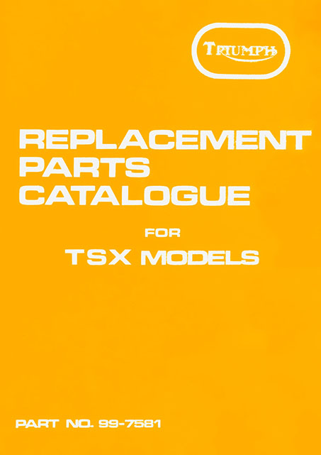 1982 Triumph TSX Spare Parts