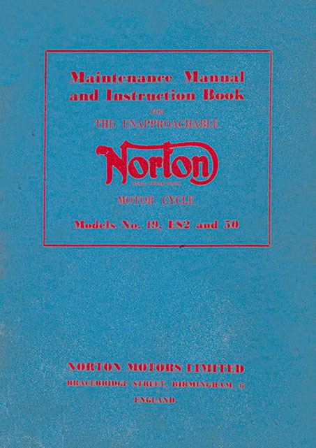 Norton No 19 & 50 Maintenance Manual