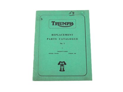1960 Triumph 3ta 5ta Replacement Parts Catalogue