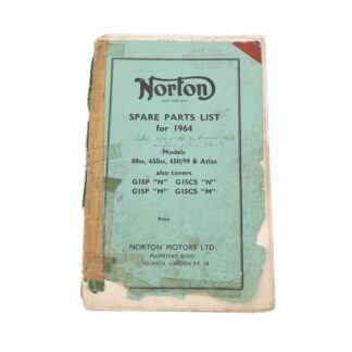 1964 Norton 88ss, 650ss, 99 Atlas & G15 Spare Parts Manual