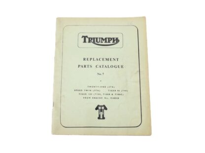 1966 Triumph 3ta 5ta T90 T100 Replacement Parts Catalogue