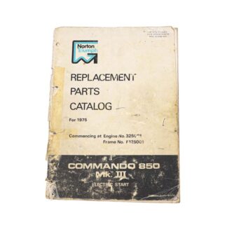 1975 Norton Commando 850cc Replacement Parts Catalogue
