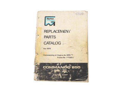 1975 Norton Commando 850cc Replacement Parts Catalogue