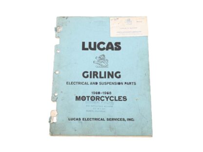 Lucas Girling Electrical & Suspension Parts Catalogue