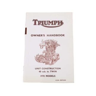 Nos 1970 Triumph Owners Manual 99 0891