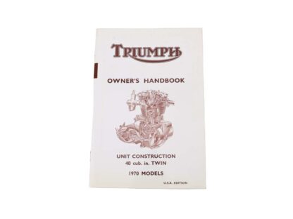 Nos 1970 Triumph Owners Manual 99 0891