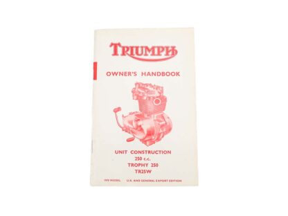 Nos 1970 Triumph Tr25w Owners Handbook 99 0896