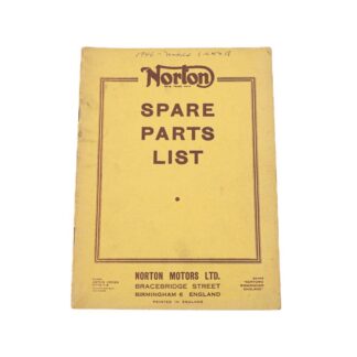 Norton 16h, Big 4 & Model 18 Spare Parts Manual