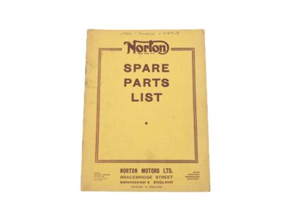 Norton 16h, Big 4 & Model 18 Spare Parts Manual