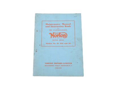 Norton Es2 Model 19 & Model 50 Maintenance Manual & Instruction Book
