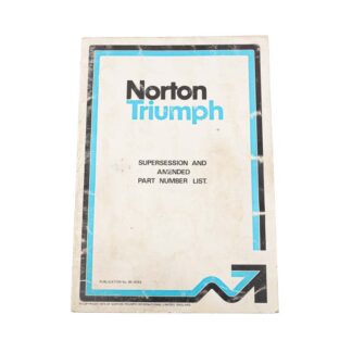 Norton Supersession & Amended Part Number List