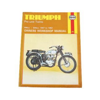 Triumph Pre Unit Haynes Workshop Manual 1946 1962
