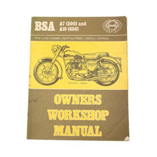 Bsa A7 A10 Haynes Workshop Manual 1947 1962