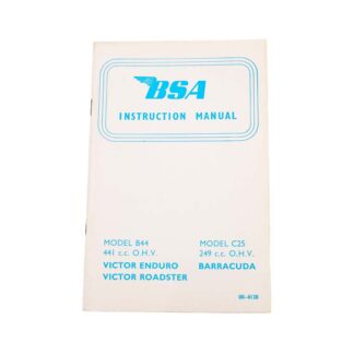 Nos 1967 Bsa C25 B44 Instruction Manual 00 4138