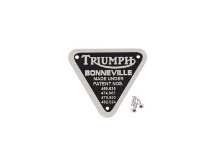 Triumph Bonneville Patent Plate 70 4016, E4016