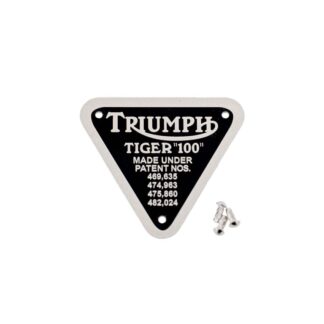 Triumph Tiger 100 Patent Plate 70 1678, E1678