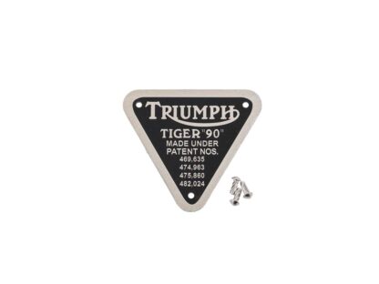Triumph Tiger 90 Patent Plate 70 4016, E4016