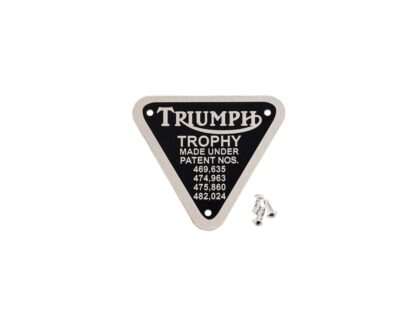 Triumph Trophy Patent Plate 70 2876, E2876