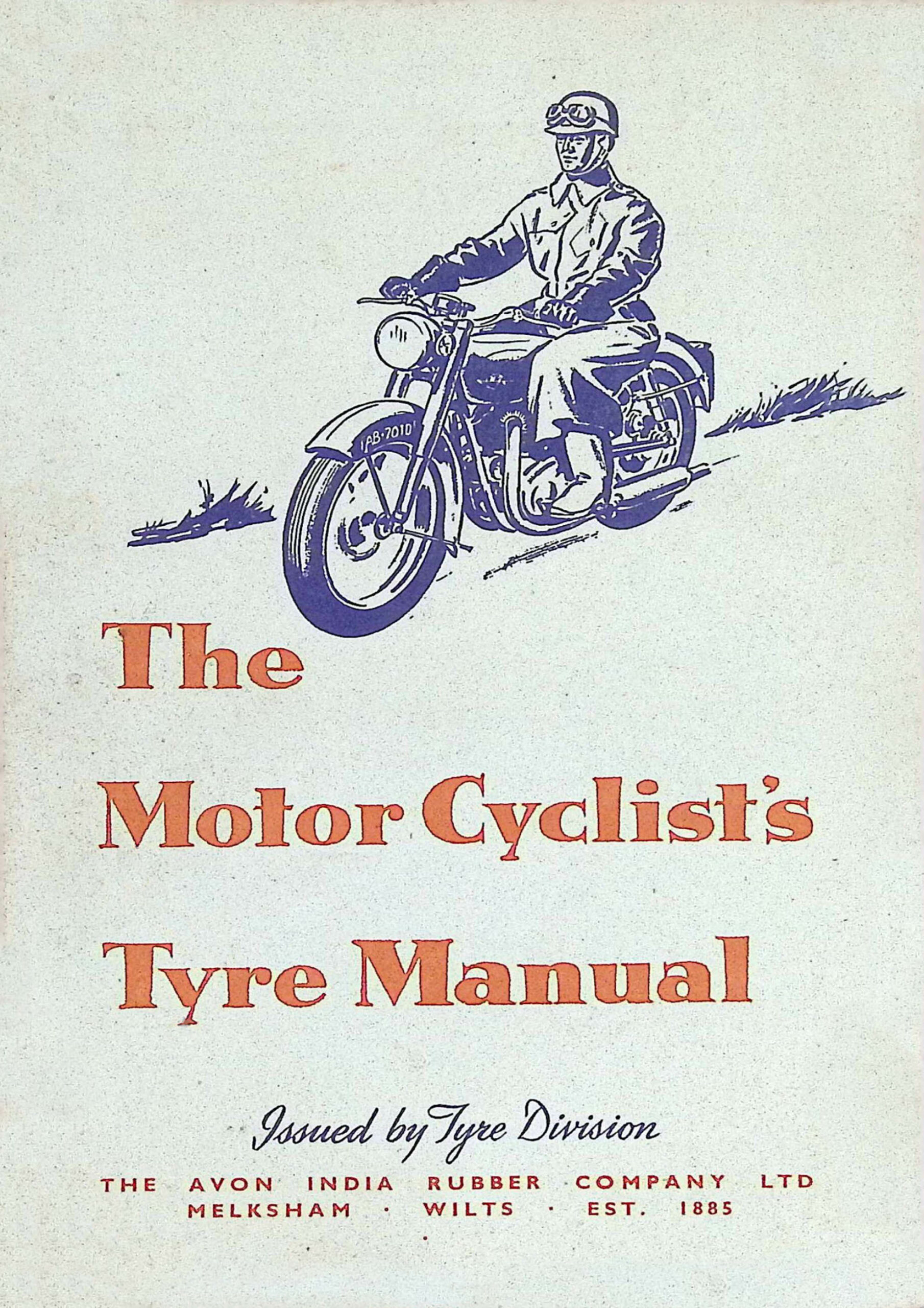 Avon The MotorCyclists Tyre Manual