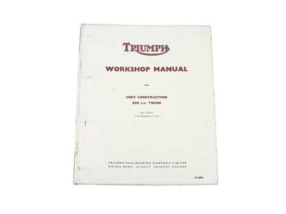 1969 1970 Triumph Workshop Manual 99 0889 2