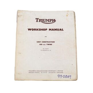 1969 1970 Triumph Workshop Manual 99 0889 3