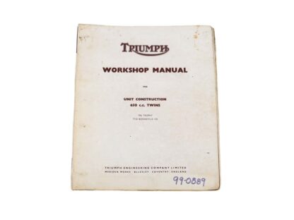 1969 1970 Triumph Workshop Manual 99 0889 3