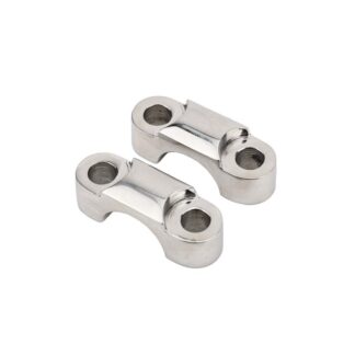 Bsa Stainless Steel Handlebar Clamps 65 5333, 97 2655