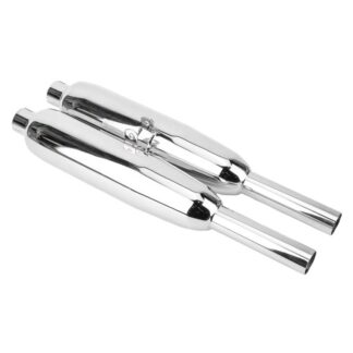 1954 1959 Triumph Pre Unit Mufflers 70 3651, 70 3652, E3651, E3652