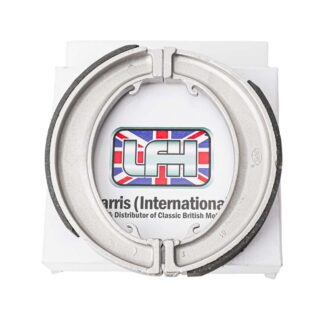 Triumph bsa 8 full width hub brake shoes 37 14101, w1401 lf harris