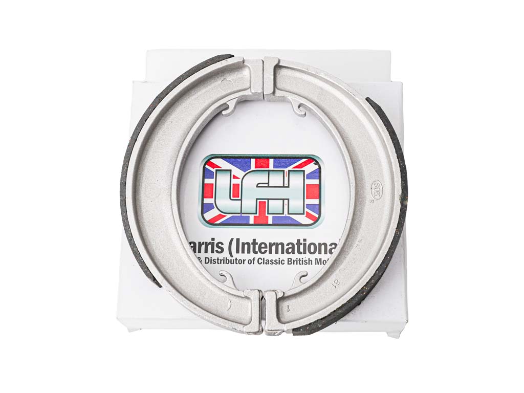 Triumph bsa 8 full width hub brake shoes 37 14101, w1401 lf harris