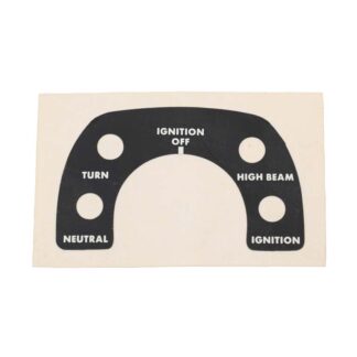 Norton Commando Mk3 Instrument Panel Decal 06 5722