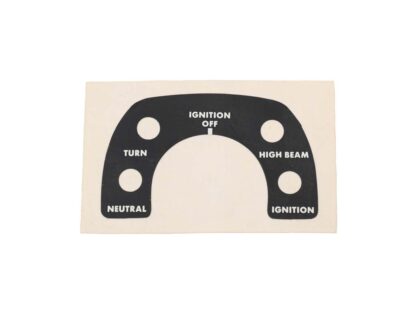 Norton Commando Mk3 Instrument Panel Decal 06 5722