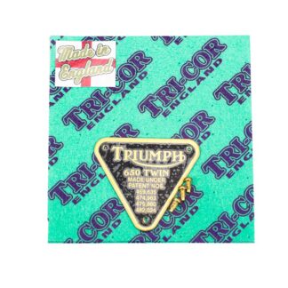 Triumph 650cc Twin Patent Plate 70 2909, E2909